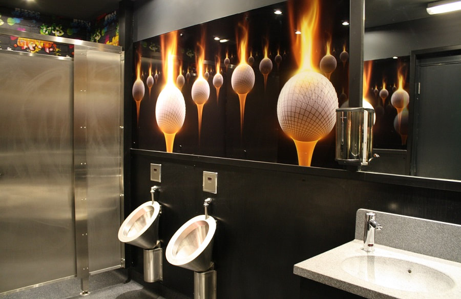 Gents urinals with stainless steel