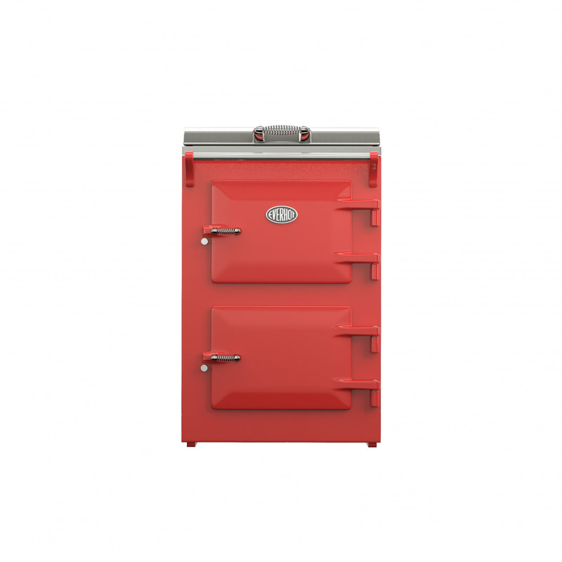 Everhot 60 cooker in Pillar Box Red