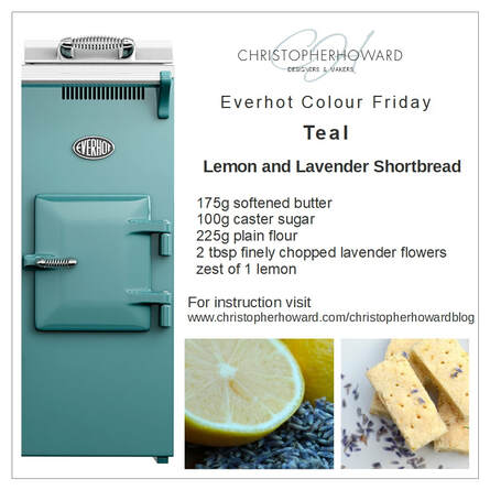 Recipe for Lemon and Lavender Shortbread cooked on an Everhot