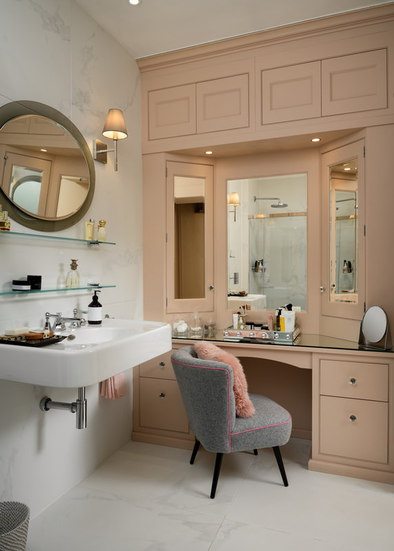 En suite vanity dresser by Christopher Howard