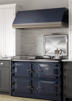Everhot ex-display cooker in Marine Blue