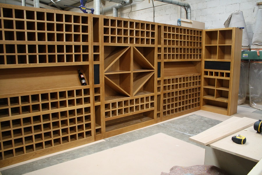Bespoke Wine racking and storage by Christopher Howard